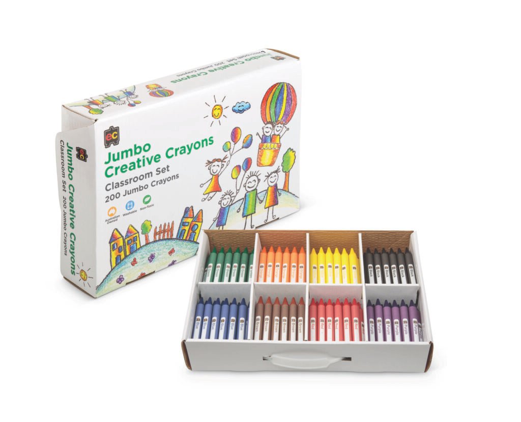 Jumbo Crayons Box 200