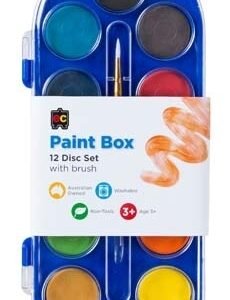 Paint Box Clear Lid 12 Disc