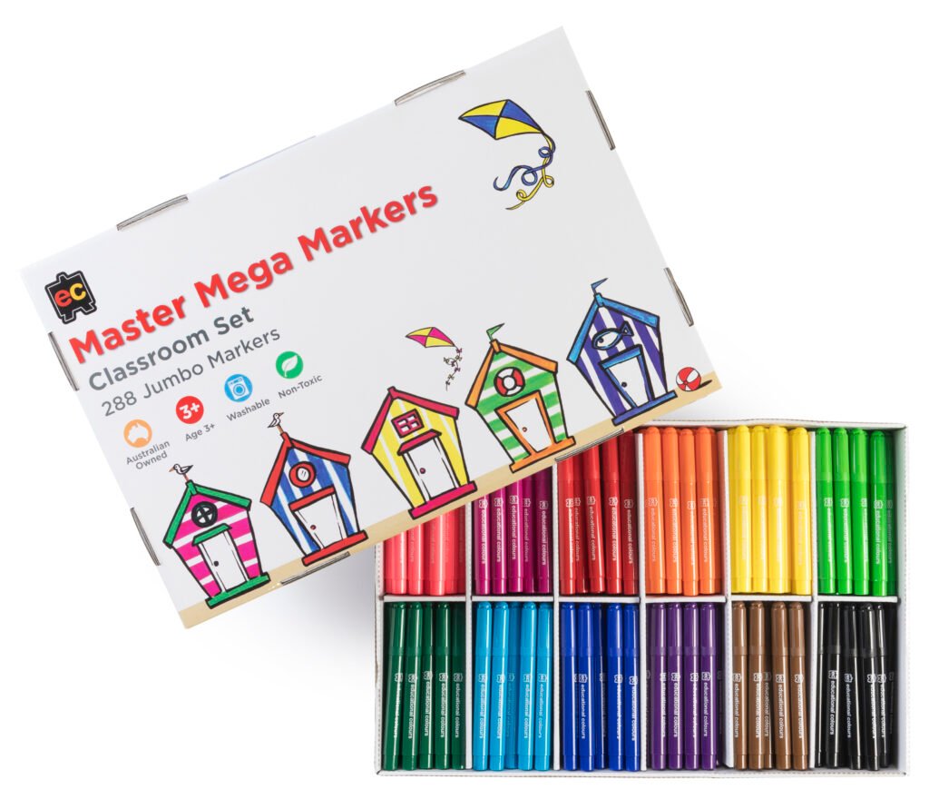 Master Mega Markers Box of 288