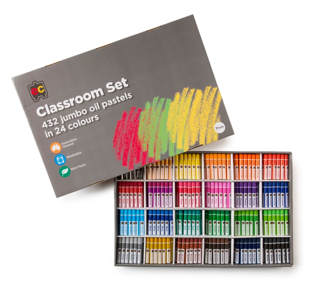 Jumbo Oil Pastels Classroom Set 432
