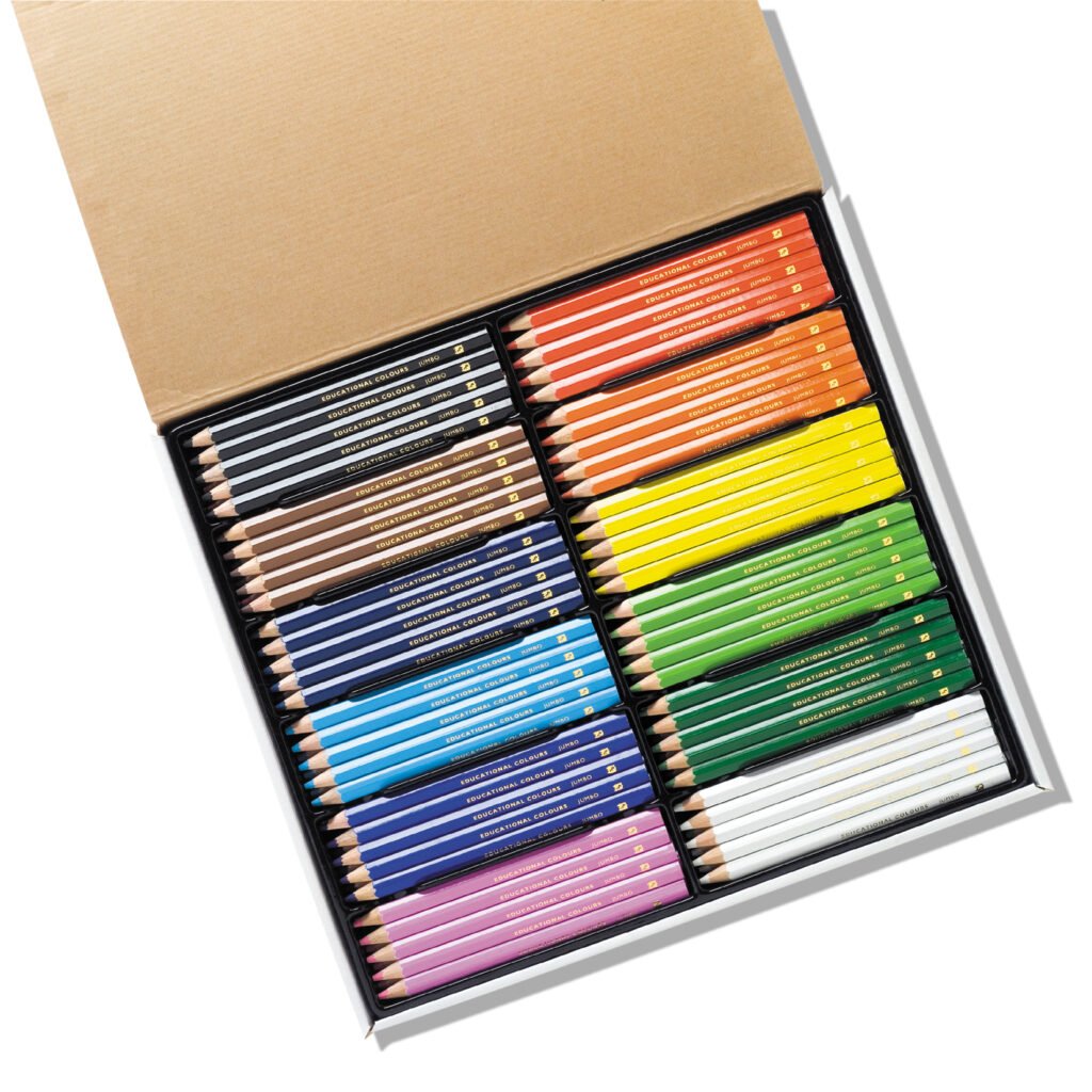 Jumbo Triangular Washable Colour Pencil 120pc