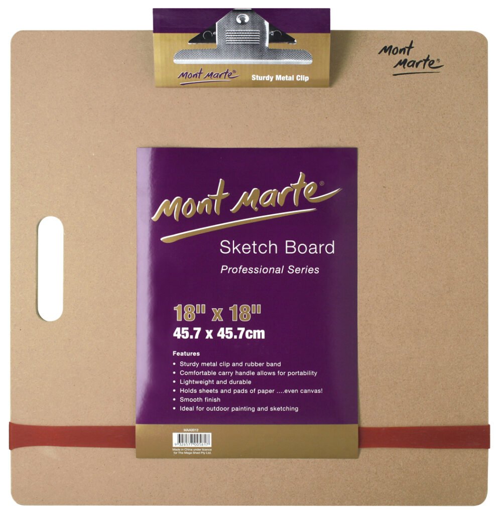 MM Sketch Board W/Clips Med