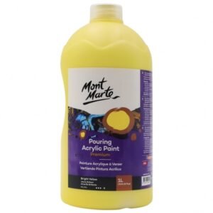 Mont Marte Acrylic Paint 1 ltr (Bright Yellow)