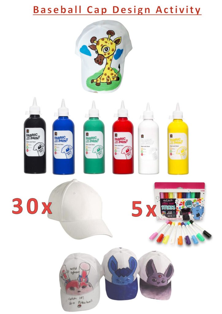 Baseball Cap Group Activity Pack (500ml)
