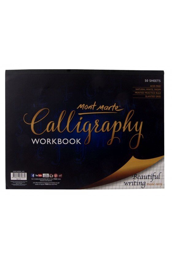 Mont Marte Calligraphy Writing Workbook