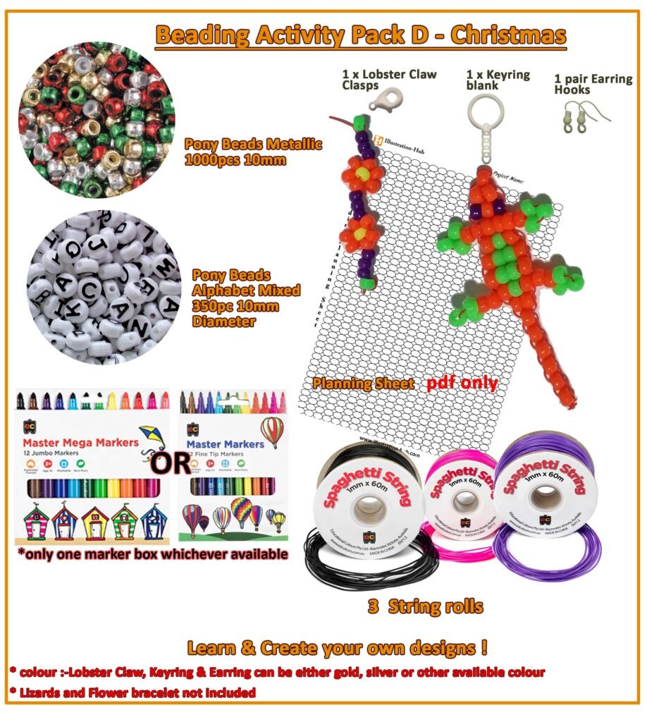 Christmas Beads Activity Pack
